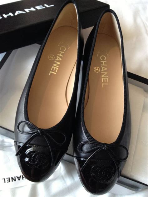 chanel black ballet shoes|where to buy Chanel flats.